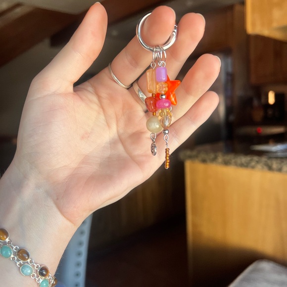 Multicolor Charm Keychain - Picture 2 of 2